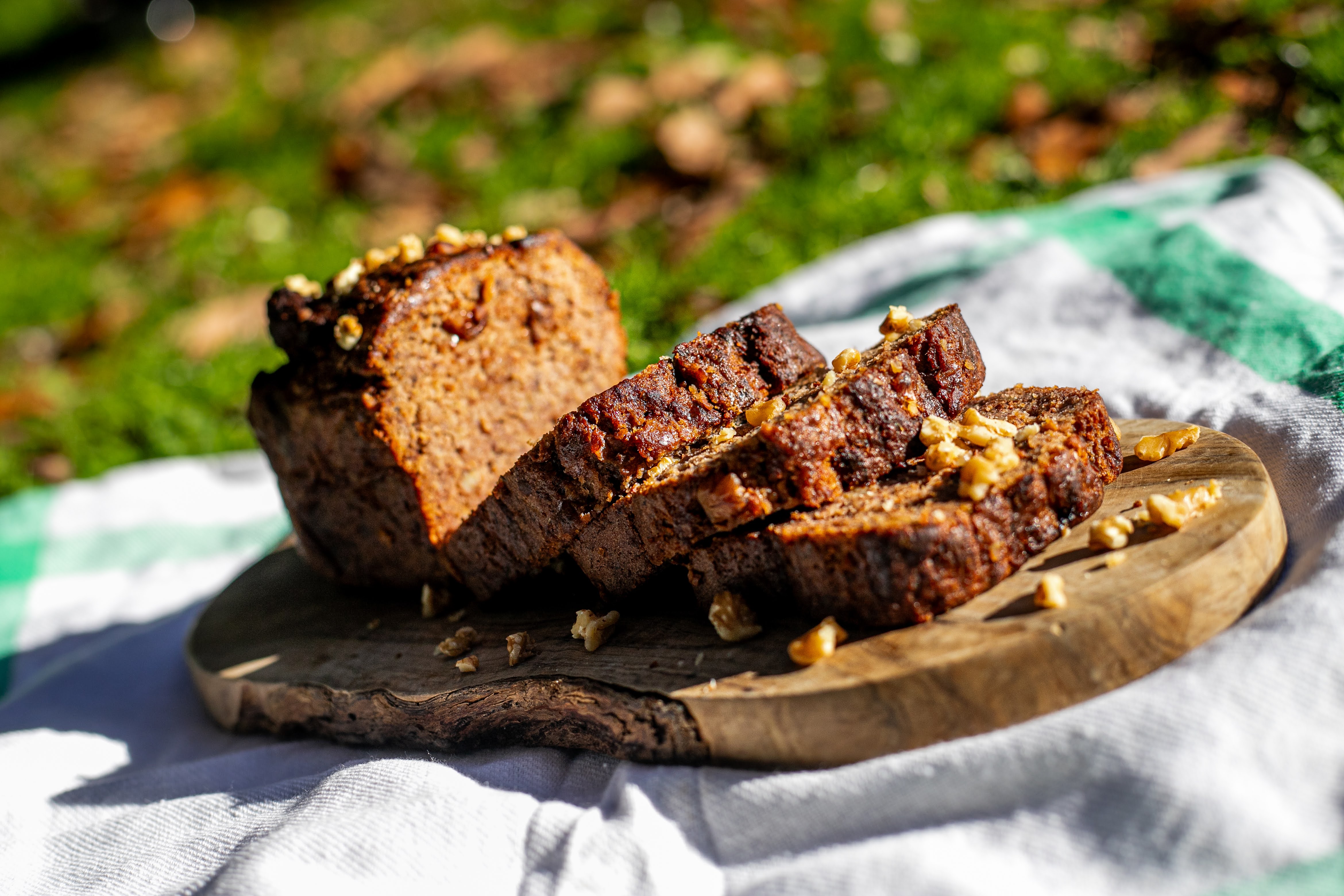 Bolo de Banana com tâmaras